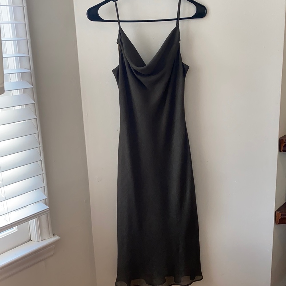 Olive Green Formal dress
